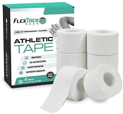 Athletic Tape - 8 Adhesive Rolls-1.5