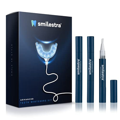 Teeth Whitening Kit - Teeth Whitening Kit with Led Light and 3 Teeth Whitening Gel Pens - Whitening Kit for Men and Women, 5 Piece Set