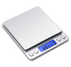 Toprime Digital Gram Scale 500g 0.01g Food Scale High Precision Kitchen Scale Multifunctional Stainless Steel Pocket Scale with Back-Lit LCD Display Tare PCS Features Silver