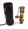 OCEAN REPLICAS 18 inches Antique Telescope/Spyglass Replica in Leather Box