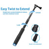 WLPREOE Selfie Stick + Camera Float Accessories Kit for GoPro,19 Waterproof Hand Grip Extension Portable Adjustable Monopod Pole for GoPro Hero 11 10 9 8 MAX 7 Black Silver White/6/5 Black/5S/4/3