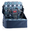 Nuby Easy Go Safety Lightweight High Chair Booster Seat, Great for Travel, Blue