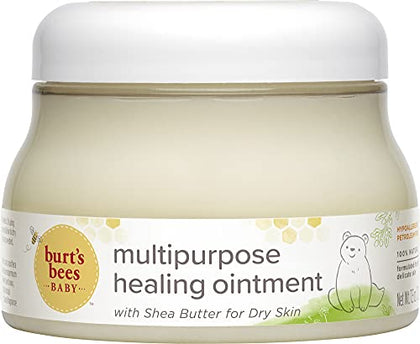 Burt's Bees Baby Diaper Balm, Multipurpose Healing Ointment Softens & Calms Dry Skin, Eczema Safe, with Shea Butter, Plant Based Formula, Pediatrician Tested, 7.5 Oz