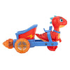 Dino Ranch Vehicle - Features Pull Back 5 Dino Blitz Chariot & 3 Dino Rancher Jon - Three Styles to Collect - Toys for Kids Featuring Your Favorite Pre-Westoric Ranchers