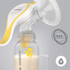 Medela Manual breast pump with Flex Shields Harmony Single Hand for More Comfort and Expressing More Milk