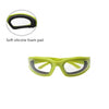 Honkenda Anti-tear Onion Goggles Tear Free Over Glasses for Men Women, Antisplash Onion Goggles for Chopping Eye Protection Protector Safety Goggles for Kitchen Cooking Splashing Oil (Green)