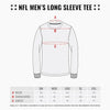 Ultra Game NFL Men's Super Soft Raglan Baseball Long Sleeve T-Shirt, Kansas City Chiefs, White Updated, Medium