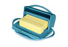 Butterie Flip-Top Butter Dish with Matching Spreader (Aqua)