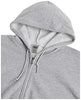 Gildan Adult Fleece Zip Hoodie Sweatshirt, Style G18600, Sport Grey, Medium