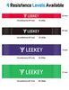 LEEKEY Resistance Band Set, Pull Up Assist Bands - Stretch Resistance Band Exercise Bands - Mobility Band Powerlifting Bands for Men and Woman Resistance Training (with Non-Slip Texture)