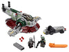 LEGO Star Wars Boba Fett Starship 75312 Building Toy - Mandalorian Model Set Featuring Iconic Starfighter with Rotating Wings and 2 Minifigures, Fun and Imaginative Build for Kids Age 9+