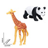 Jumbo Safari Animal Figures: Realistic Large Zoo Toys Set - Tiger, Lion, Elephant, Giraffe for Kids & Toddler Parties