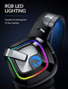 ZIUMIER Gaming Headset PS4 Headset, Xbox One Headset with Noise Canceling Mic and Rgb Light, PC Headset with Stereo Surround Sound, Over-Ear Headphones for PC, PS4, Xbox One, Laptop