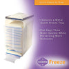 Fairhaven Health Milkies Freeze Organizer for Breast Milk Storage Bags, Container Storing System for Freezing Breastmilk to Feed Baby, Reusable Breastfeeding Accessories, Use with Standard Milk Bags