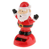 KODORIA 2pcs Solar Powered Toy Christmas Snowman & Santa Claus Swinging Bobble Toy Gift for Car Decoration Novelty Happy Dancing Solar Animated Toys