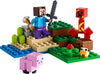 LEGO Minecraft The Creeper Ambush Building Toy 21177, Pretend Play Zombie Battle, Gift for Kids, Boys and Girls Age 7+ Years Old, Ore Mining and Animal Care with Steve, Baby Pig & Chicken Minifigures