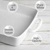 Baking Pan Rectangular, Oven Dish Baking Tray, Heavy Duty Ceramic Pans for Cake, Lasagna, Banquet and Daily Use, 3.6 Quart High Capacity