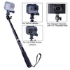 Smatree Extendable Aluminum Selfie Stick/Monopod Compatible for GoPro Hero 12/11/10/9/Max/8/7/6/5/4/3+/GOPRO Hero(2018)/Insta360 One/AKASO GeekPro SJCAM SJ4000 SJ5000, Action 2 Camera