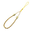 Sopopal Gold Chain Phone Charm Strap Cute Phone Charms Aesthetic Phone Chain Phone Bracelet Wrist Strap Lanyard Phone Gold String Decoration