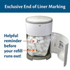 Diaper Dekor Plus Diaper Pail Refills | 2 Count | Most Economical Refill System | Quick & Easy to Replace | No Preset Bag Size Use Only What You Need | Exclusive End-of-Liner Marking