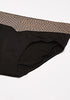 Warner's Women's Blissful Benefits No Muffin 3 Pack Hipster Panties, Black lace dot/Almond/Black, 2XL