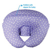 Comfyt Nursing Pillow Multifunctional Supporting for Mothers Best Breastfeeding Pillow Gifts for Mom Registry Must Have Removable Washable Cotton Cover