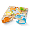 Melissa & Doug First Play Wooden Touch and Feel Puzzle Peek-a-Boo Pets With Mirror