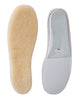 ABUSA Sheepskin Insoles Women's Premium Think Wool Fur Fleece Inserts Cozy & Fluffy 6