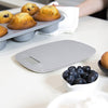 Greater Goods Gray Food Scale - Digital Display Shows Weight in Grams, Ounces, Milliliters, and Pounds | Perfect for Meal Prep, Cooking, and Baking | A Kitchen Necessity Designed in St. Louis