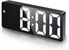 AMIR Digital Alarm Clock, [Upgraded Version] LED Clock for Bedroom, Electronic Desktop Clock with Temperature Display, Adjustable Brightness, Voice Control, 12/24H Display for Home, Bedroom, Office