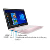 HP 2021 Newest 14 inch HD Laptop Computer, Intel Celeron N4000 up to 2.6 GHz, 4GB DDR4, 64GB eMMC Storage, WiFi, Webcam, HDMI, Bluetooth, 1 Year Microsoft 365,Windows 10 S, Rose Pink + Hubxcel Cables