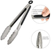 Hotec Stainless Steel Kitchen Tongs Set of 2 - 9