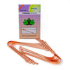 Wonder Care - 12 pack 100% Copper Tongue Scrapper/cleaner Ayurvedic for Optimal Oral Hygiene