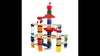 Hape Wooden Quadrilla Super Spirals Marble Run STEM Building Blocks Toy for Kids