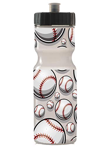 50 Strong Kids Water Bottle | 22 oz. BPA- Free Sports Squeeze Water Bottles with Pull Top Cap |Perfect Water Bottle for School | Reusable & Durable for Boys & Girls | Made in USA