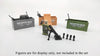 Feleph Weapon Pack Military Army WW2 Toys for Soldier Figures, Swat Team Gear Set for Boys, Battle Building Blocks Bricks Compatible with Major Brand