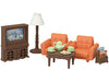 Calico Critters Lounging Living Room Set, Dollhouse Furniture Set