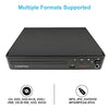 LP-099 Multi Region Code Zone Free PAL/NTSC HD DVD Player CD Player with HDMI AV Output & Remote & USB Input & MIC Input - Compact Design