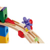 Hape Quadrilla Race to the Finish Marble Run Blocks, Multicolor , 13.8 x 3.1 x 14.2 inches