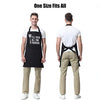 Miracu Funny Apron for Men, Women - Funny Dad Gifts, Funny Gifts for Dad - Christmas, Birthday, Grilling Gifts for Men, Boyfriend Husband Brother Mom - Cooking BBQ Grilling Aprons for Men, Chef Gifts