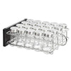 Amazon Basics 20 Jars Spice Organizer Rack, Silver