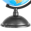 Rotating World Globe with Stand for Kids Learning, Spinning Earth Globe for Classroom Geography Education (8 In)