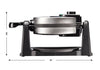 Chefman Rotating Belgian Waffle Maker, 180° Flip Iron w/ Non-Stick Plates, Adjustable Timer, Locking Lid, & Drip Plate, Space Saving Storage, Mess-Free Breakfast, Stainless Steel/Black