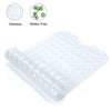 YINENN Bath Tub Shower Safety Mat 40 x 16 Inch Non-Slip and Extra Large, Bathtub Mat with Suction Cups, Machine Washable Bathroom Mats with Drain Holes, Clear