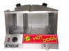 Adcraft HDS-1300W/100 Hot Dog and Bun Steamer, 100 Hot Dogs and 48 Buns Capacity, Countertop, Stainelss Steel, 120v