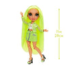 Rainbow High Karma Nichols - Neon Green Fashion Doll with 2 Doll Outfits to Mix & Match and Doll Accessories, Great Gift for Kids 6-12 Years Old