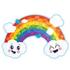 Peaceable Kingdom Shimmery Rainbow Floor Puzzle - 3 Feet Wide - 35 Pieces, for Kids Ages 3 and up