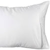 White Classic Luxury Hotel Collection Zippered Style Pillow Cover, 200 Thread Count, Soft Quiet Zippered Pillow Protectors, Standard Size, Set of 2