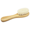 Molylove Baby Hair Brush with Wooden Handle and Super Soft Goat Bristles for Newborns & Toddlers