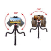 Camera Tripod, Famall Flexible Tripod Stand for Phone with Cold Shoe Phone Mount for iPhone Canon Nikon Sony Cameras